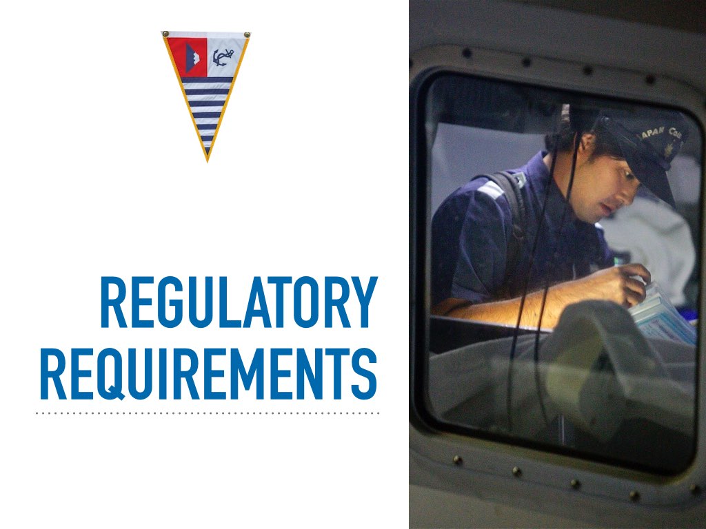 Regulatory Requirements Tokyo Sail And Power Squadron